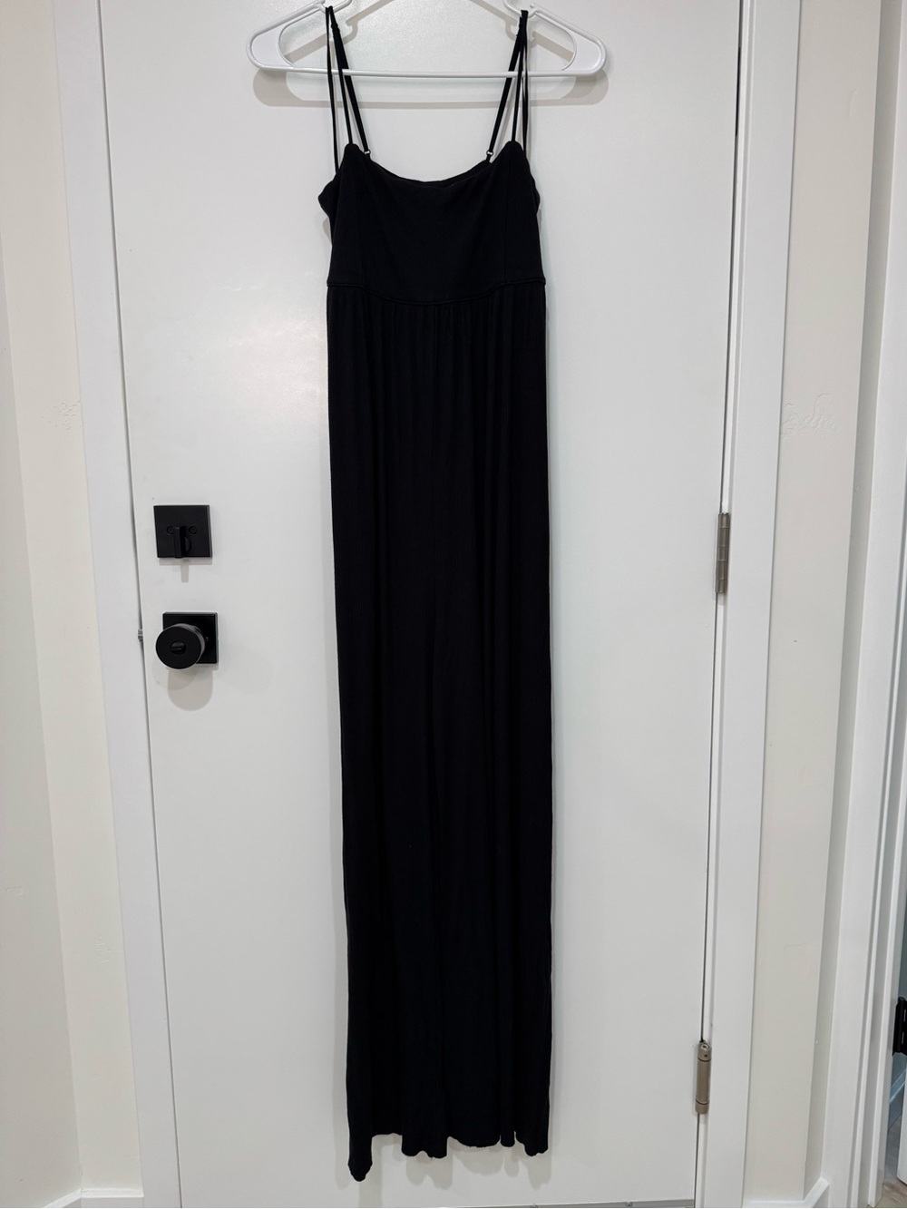 American Eagle Outfitters Black Spaghetti-Strap Maxi